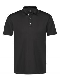 Schwarzes Herren Poloshirt